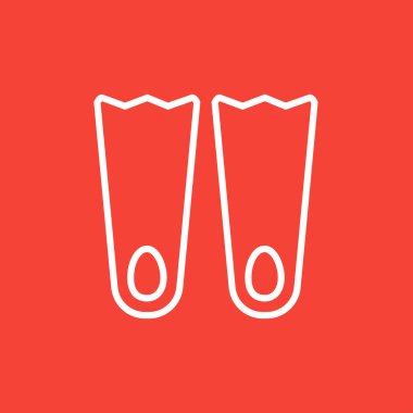 Yüzgeçler Satırı Simgesi.