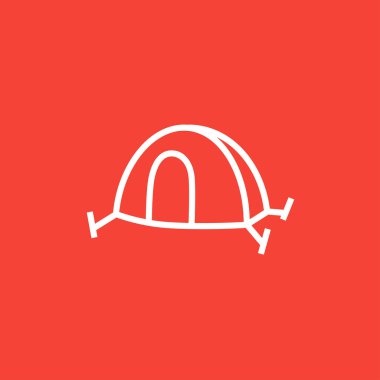 çadır satırı simgesi.