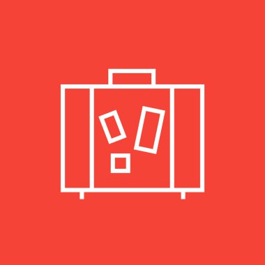 bavul satırı simgesi.