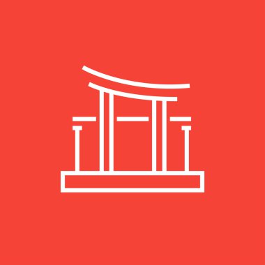 Torii kapısı simgesi.