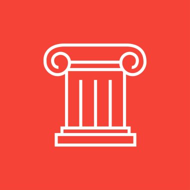 Antik sütun satırı simgesi.