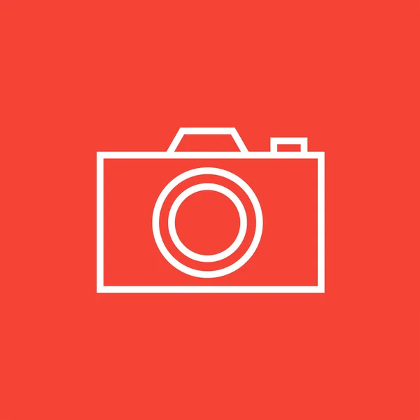 Camera line icon. — Stock Vector