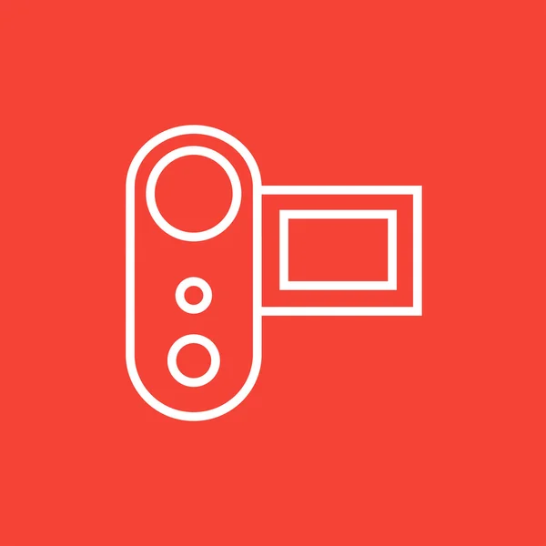 Digital video camera line icon. — Stock Vector