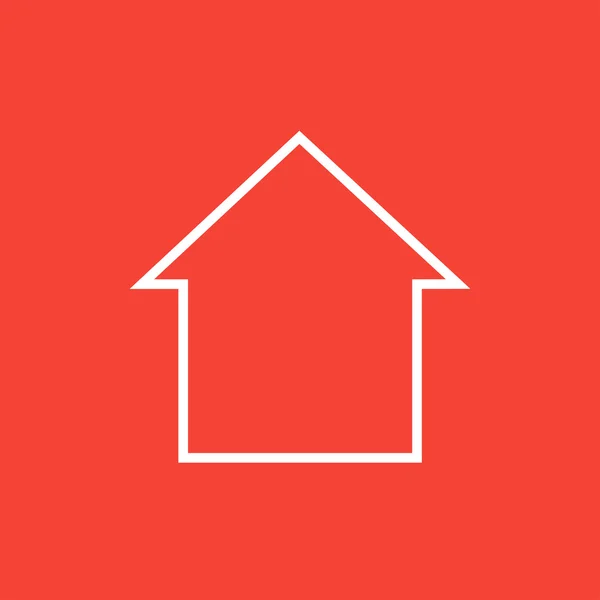 House line icon. — Stock Vector