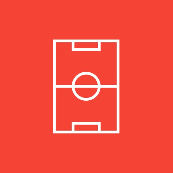 Stadium layout line icon. — Stock Vector