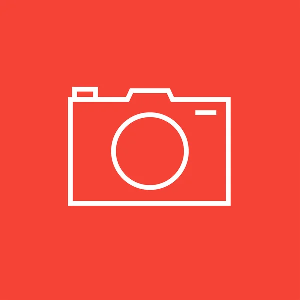 Camera line icon. — Stock Vector