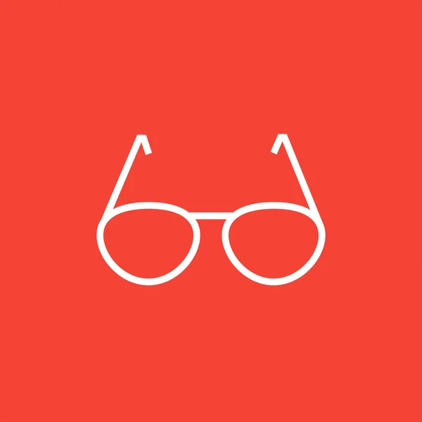 Eyeglasses line icon. — Stock Vector