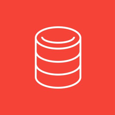 Bilgisayar sunucu satırı simgesi.