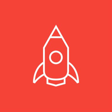 Roket satırı simgesi.