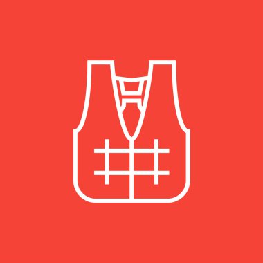 Hayat yelek satırı simgesi.