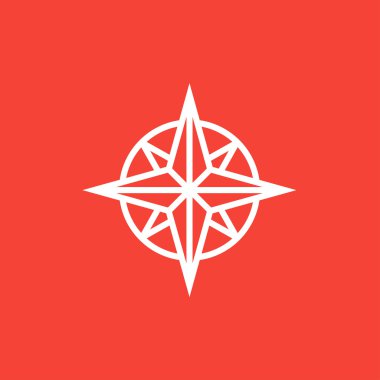 Pusula Rüzgar gülü satırı simgesi.