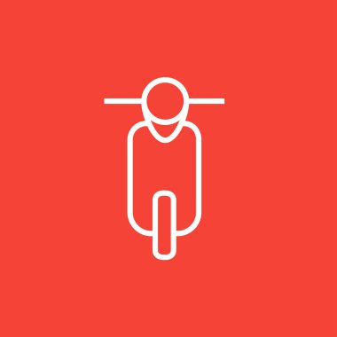 Scooter satırı simgesi.