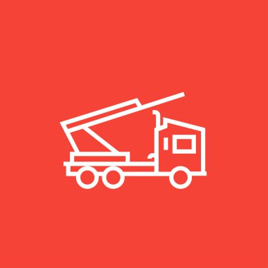 Makine ile vinç ve masa üstü şarj aletler satırı simgesi.