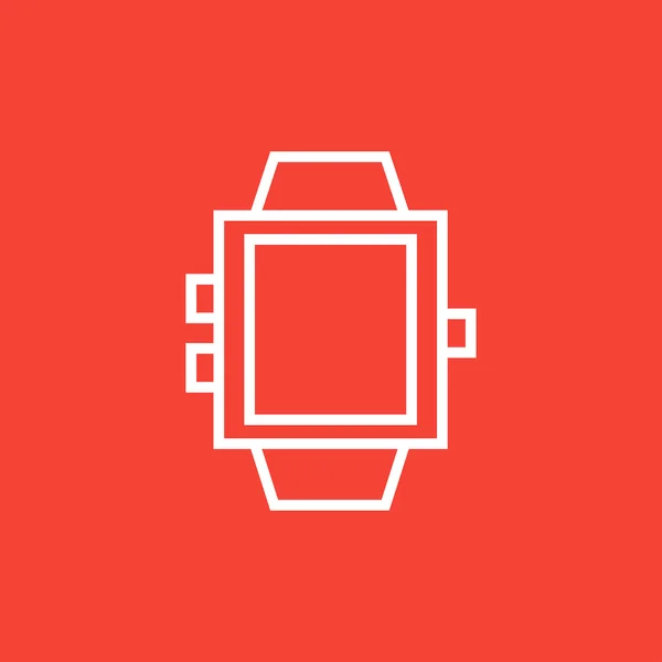 Smartwatch satırı simgesi. — Stok Vektör