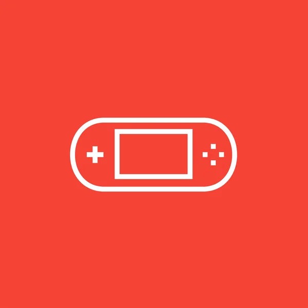 Game console gadget line icon. — Stok Vektör