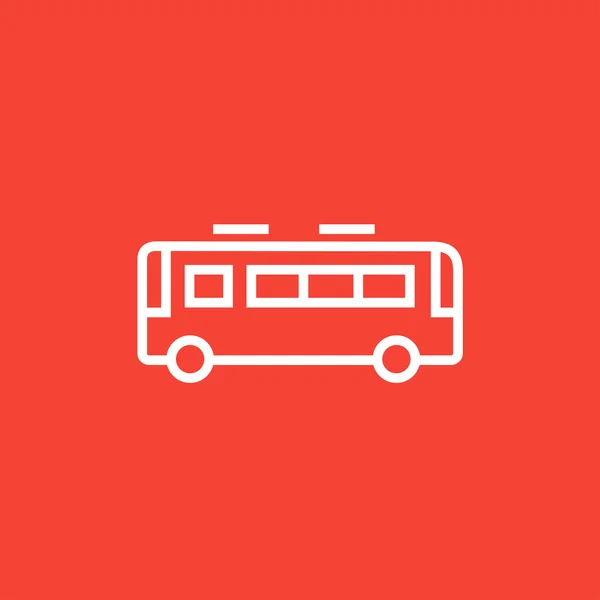 Bus line icon. — Stock Vector