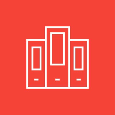 Sıra klasörleri satırı simgesi.