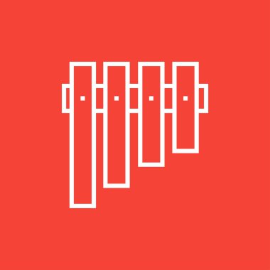 Vibrafon satırı simgesi.