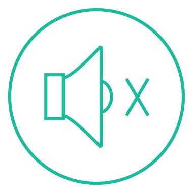 Hoparlör satırı simgesini kapat.