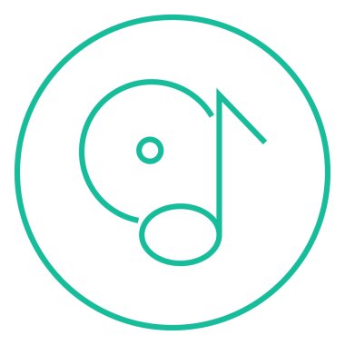 Disk satırı simgesi ile Not.