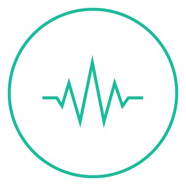 Ses dalgası satırı simgesi.