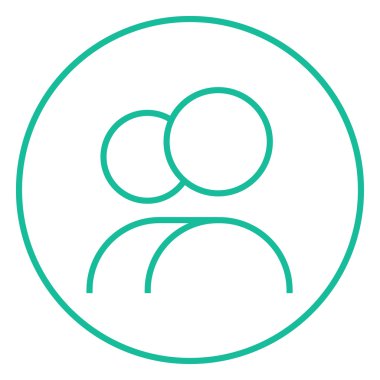 İnsanlar satırı simgesi.