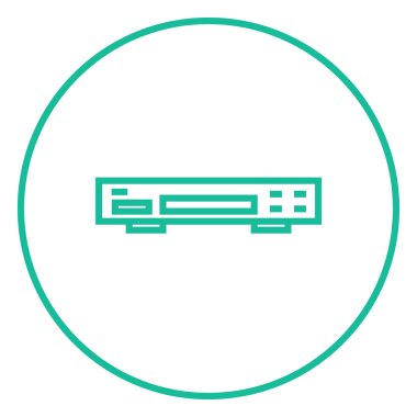 Video kaydedici satır simgesi.