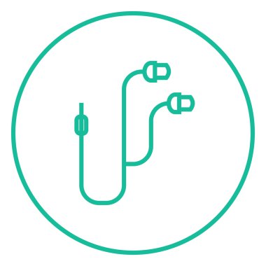 Kulaklık satırı simgesi.