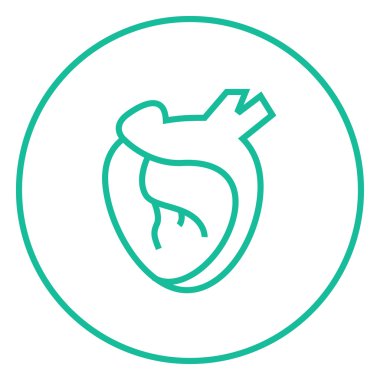 Kalp çizgisi simgesi.