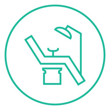 Diş Sandalyesi Satırı Simgesi.