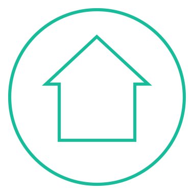 Ev satırı simgesi.