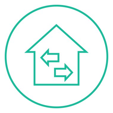 Mülkiyet satış satırı simgesi.