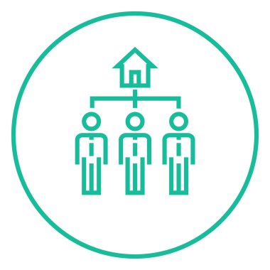 Üç Emlak Ofisleri satırı simgesi.