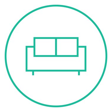 Kanepe satırı simgesi.