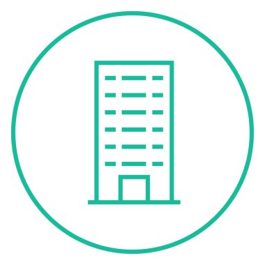 Satırı simgesi bina konut.