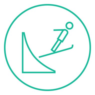 Kayak satırı simgesi.