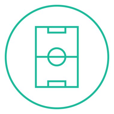 Stadyum düzen satırı simgesi.