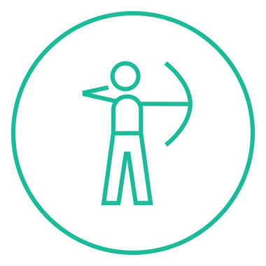 Archer yay satırı simgesi ile eğitim.