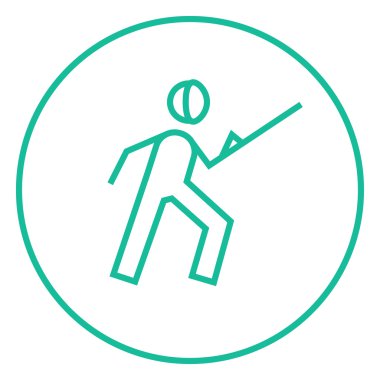 Eskrim satırı simgesi.