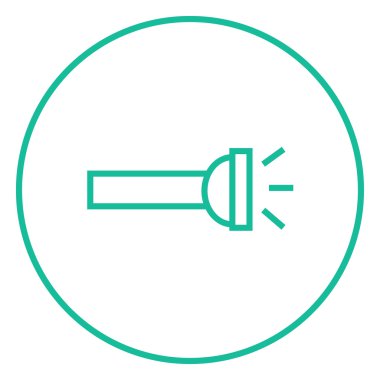 El feneri çizgi simgesi.