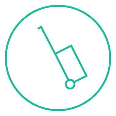 bavul satırı simgesi.