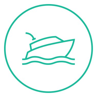 Yat satırı simgesi.