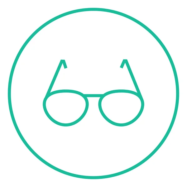 Eyeglasses line icon. — Stock Vector