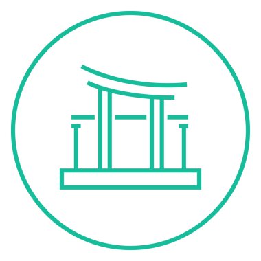 Torii kapısı simgesi.