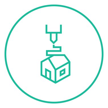 Ağaç D yazdırma satırı simgesi.