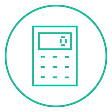 Hesap makinesi satır simgesi.