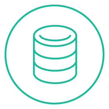 Bilgisayar sunucu satırı simgesi.