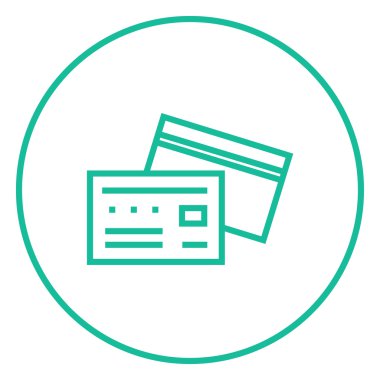 kredi kartı simgesi.