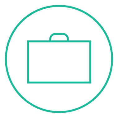 Evrak çantası satır simgesi.