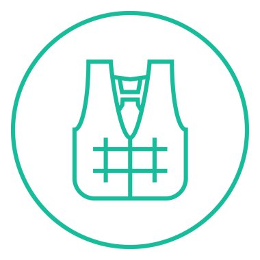 Hayat yelek satırı simgesi.